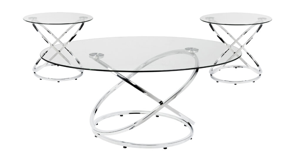 Silver 3-piece coffee set
