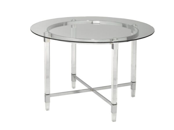 Silver dining table