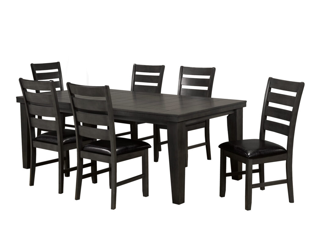 Grey 7-piece dining set