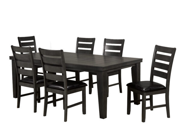 Grey 7-piece dining set