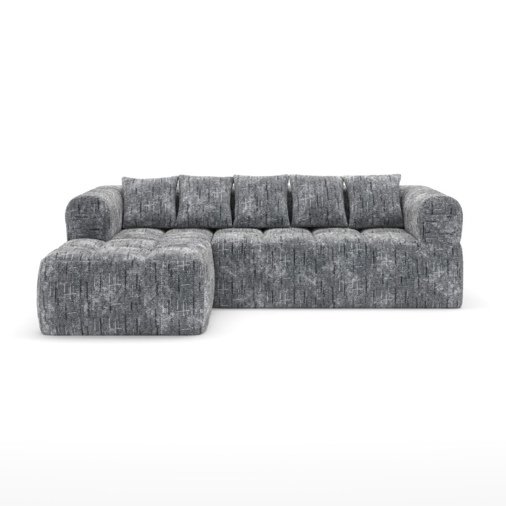 Grey sectional