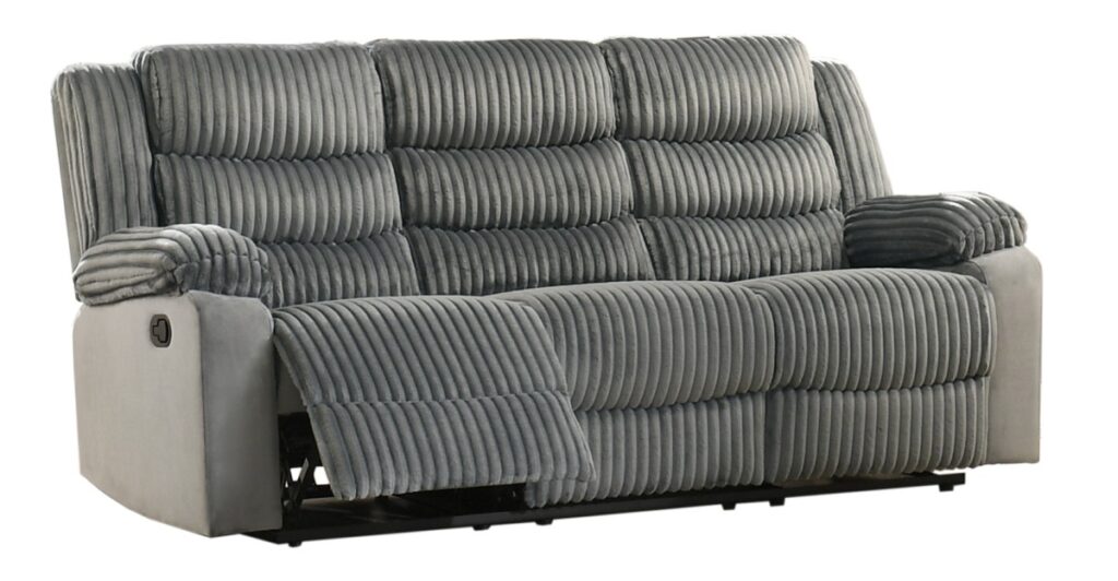 Grey recliner sofa