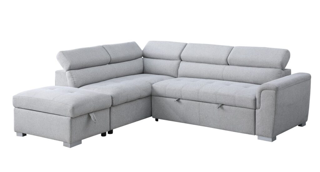 Grey sleeper bed