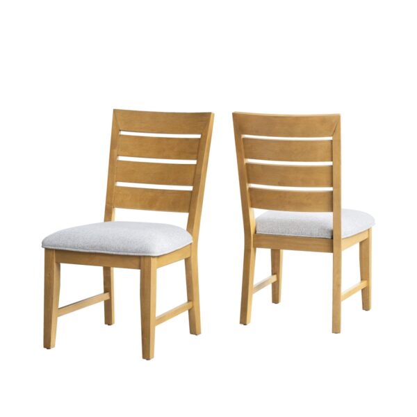 Natural dining chair, set of 2