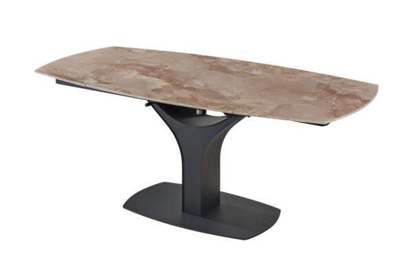Agate brown ext. dining table