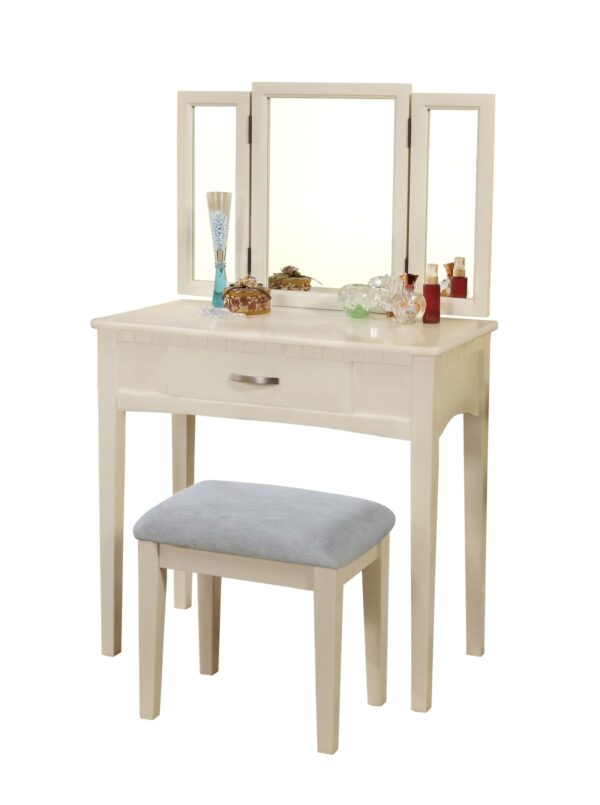 White vanity set