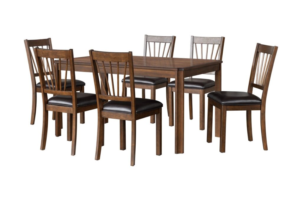 Espresso 7-piece dining set