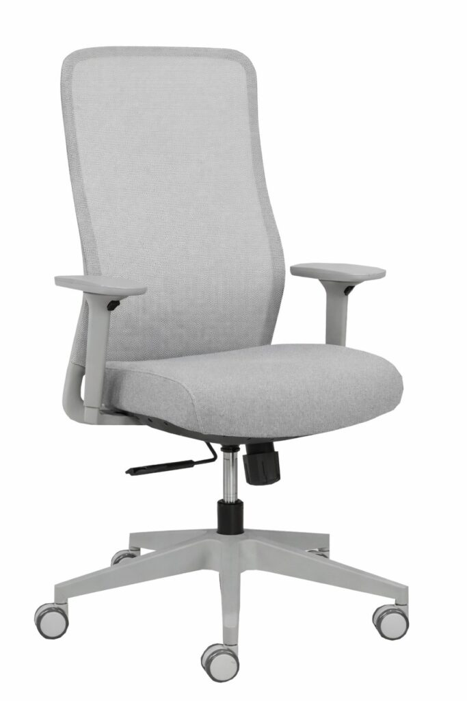 Grey office chair