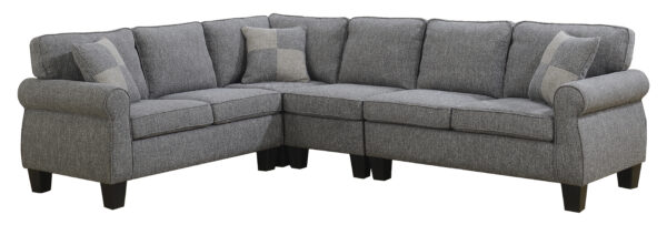 Grey sectional