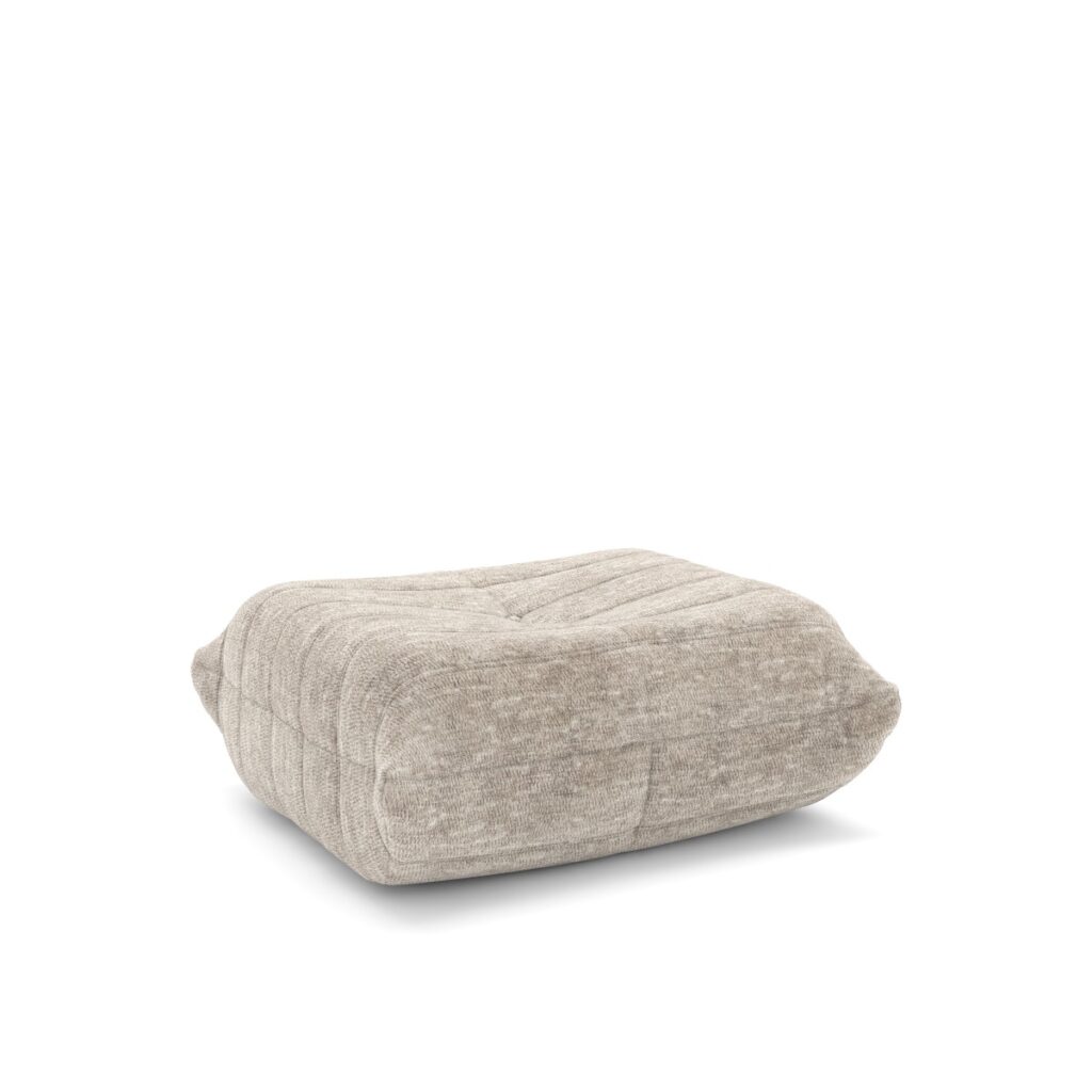 Beige ottoman