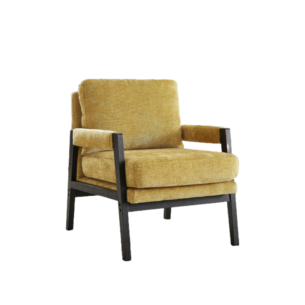 Yellow arm chair