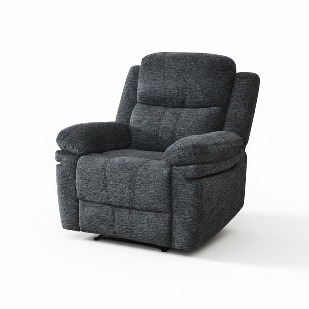 Charcoal power recliner
