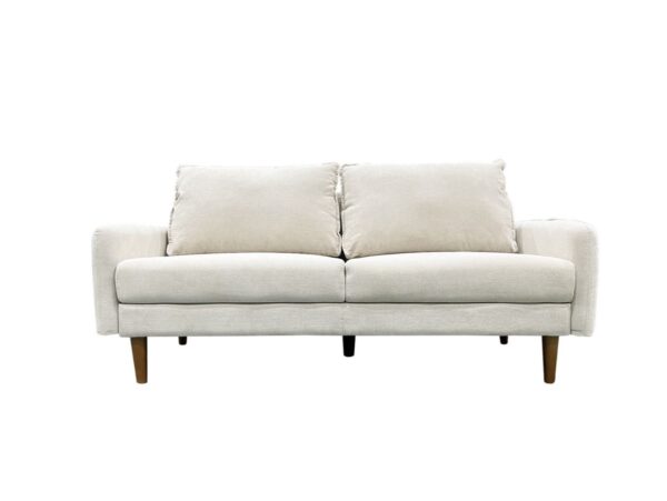 Beige 3 seater sofa
