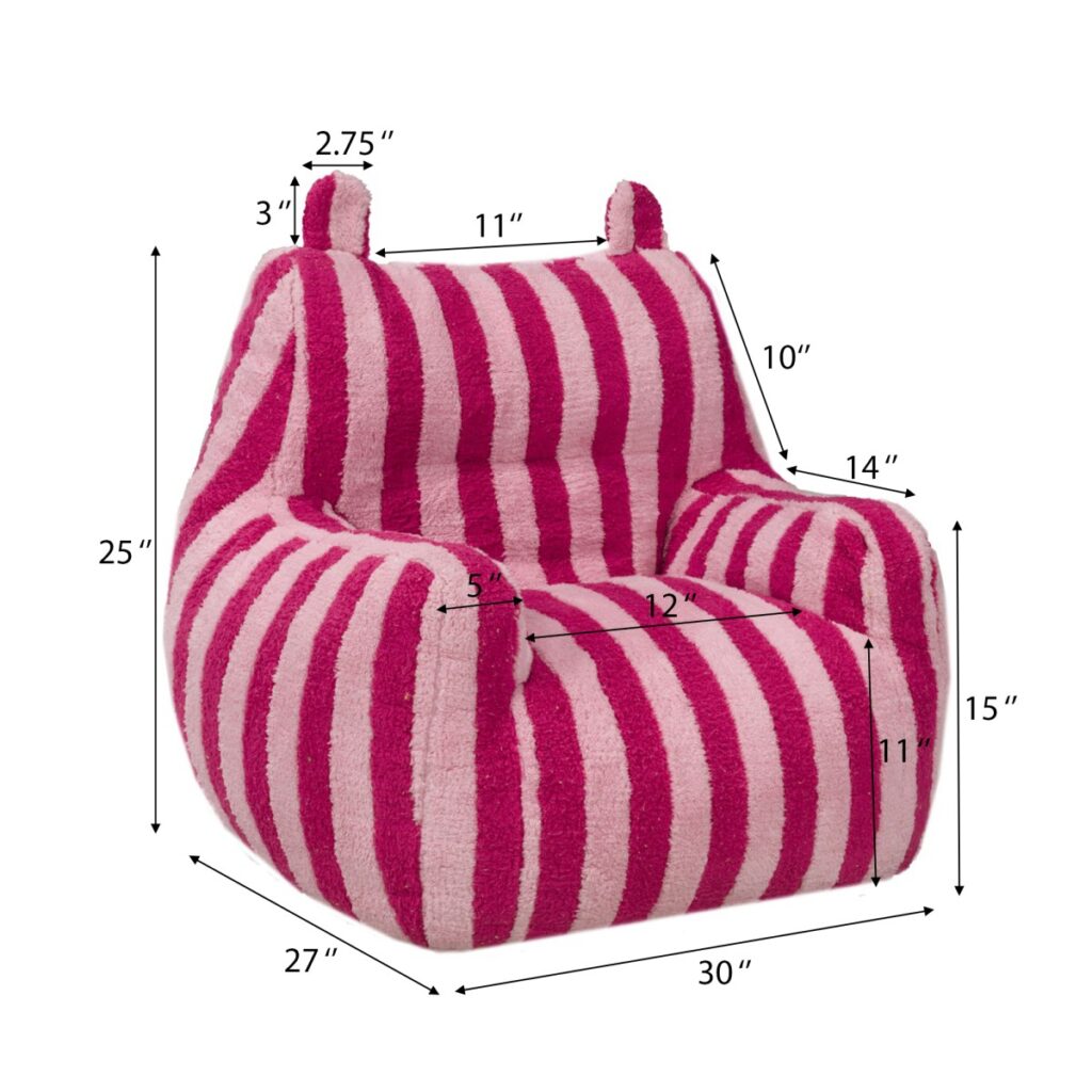 Pink kids’ chair